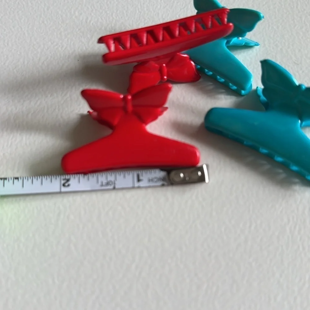 Vintage 90s butterfly Claw Butterfly Clips, Hair Clips,